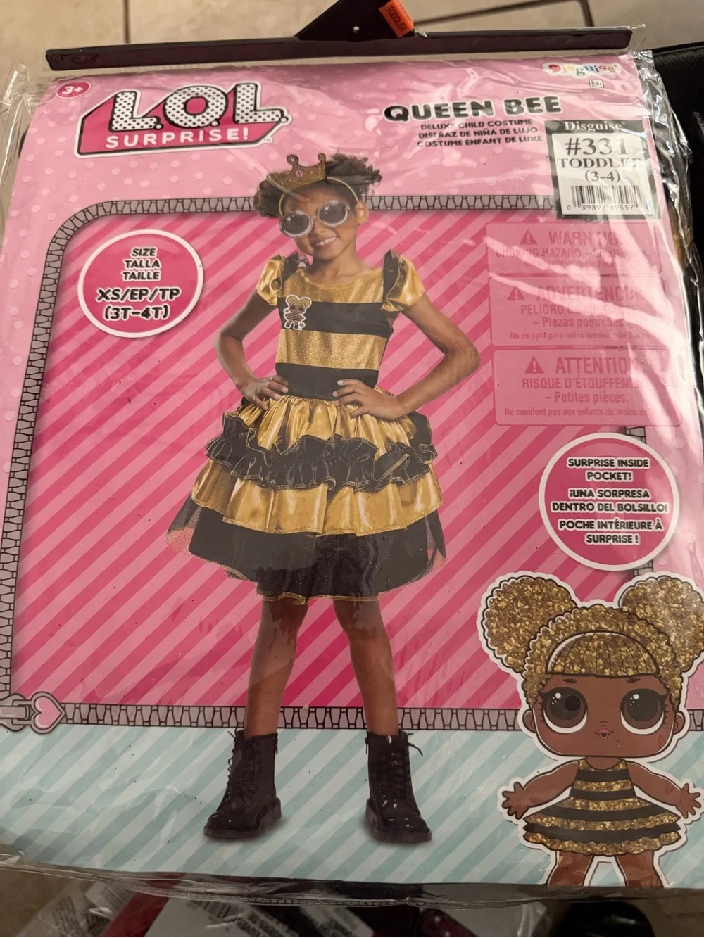 🐝 LOL Surprise! Queen Bee Costume – Toddler 3T–4T